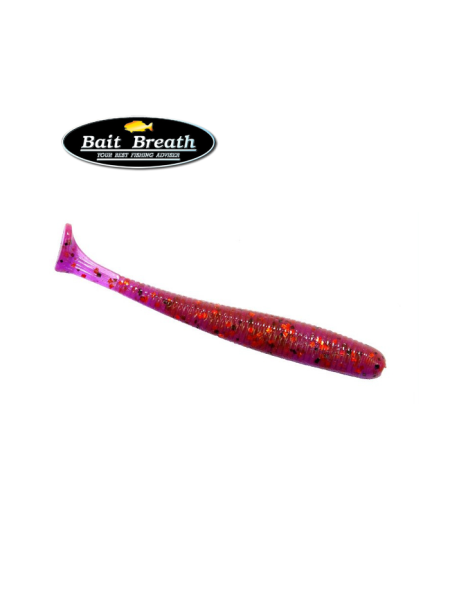 Приманка Bait Breath U30 Fish Tail Shad 2,8" (8шт.) (Ur29 Chameleon／Red・seed)