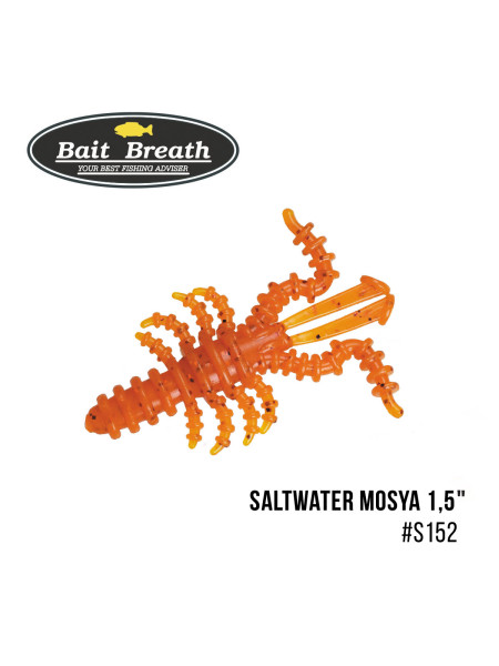 Приманка Bait Breath Saltwater Mosya 1,5" (14 шт.) (S152 Orange／red)