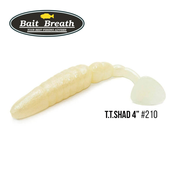 Приманка Bait Breath T.T.Shad 4" (6 шт) (210 BYS white pearl)