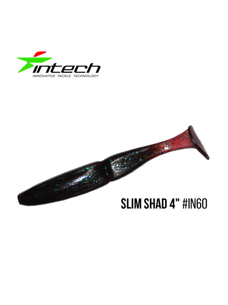 Приманка Intech Slim Shad 4 "(5 шт) (IN60)