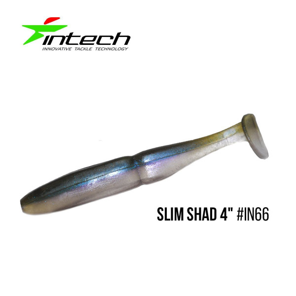 ".Приманка Intech Slim Shad 4 "(5 шт) (IN66)