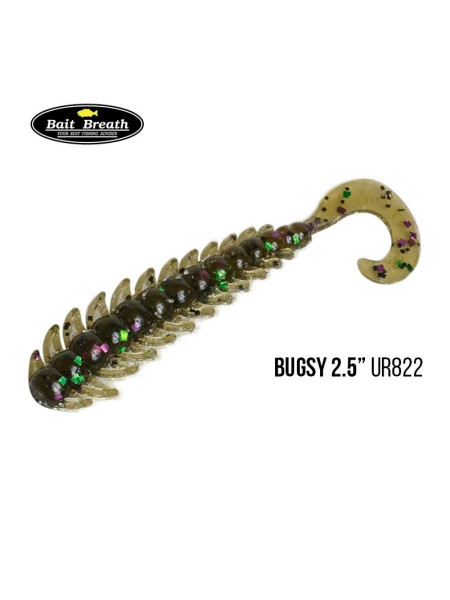 Приманка Bait Breath BUGSY 2,5" Rock Soul (12 шт.) (Ur822 GreenPumpkin／Candy)