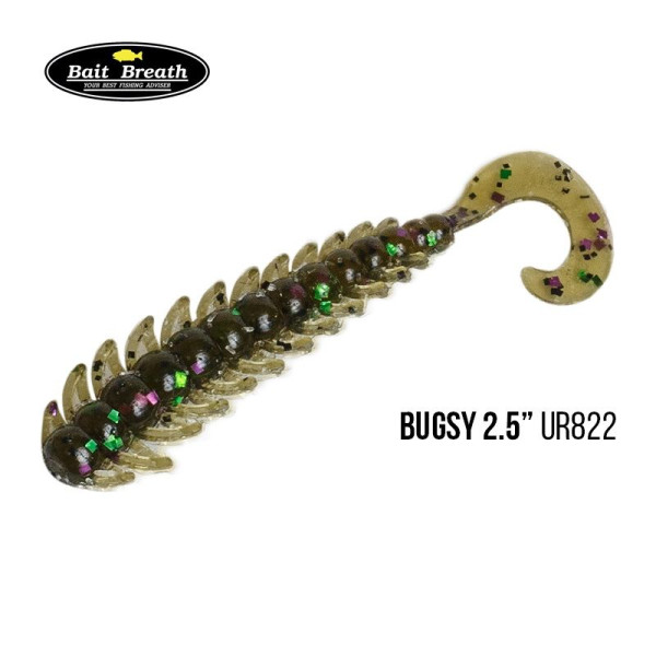 Приманка Bait Breath BUGSY 2,5" Rock Soul (12 шт.) (Ur822 GreenPumpkin／Candy)