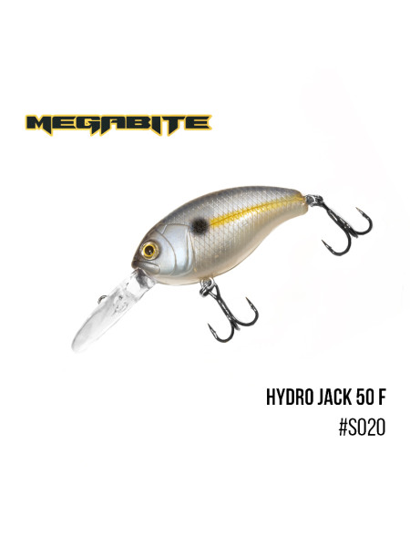 Воблер Megabite Hydro Jack 50 F (50 мм, 9,01гр, 3m) (S020)