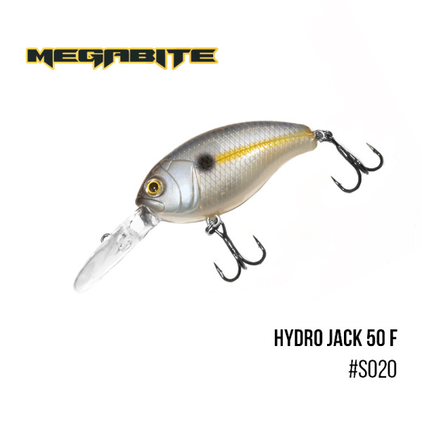 Воблер Megabite Hydro Jack 50 F (50 мм, 9,01гр, 3m) (S020)