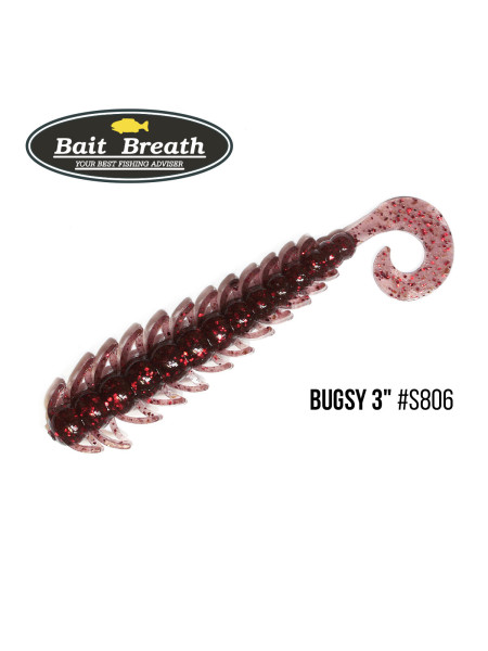 Приманка Bait Breath BUGSY 3" Rock Soul (11 шт.) (S806 ISHIGANI)