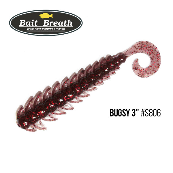 Приманка Bait Breath BUGSY 3" Rock Soul (11 шт.) (S806 ISHIGANI)