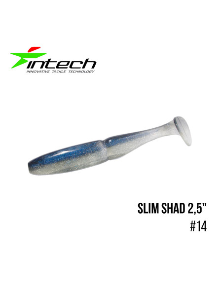 Приманка Intech Slim Shad 2,5"(12 шт) (#14)