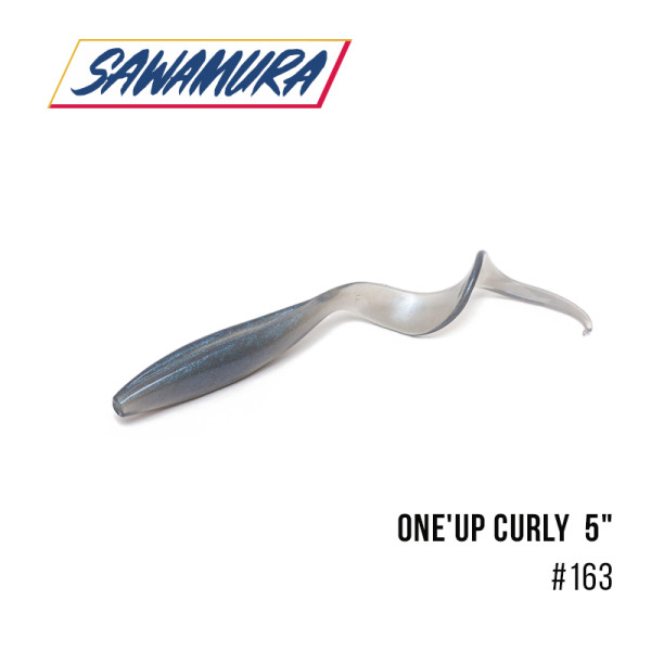 Твистер Sawamura One'Up Curly 5" (5 шт.) (163)