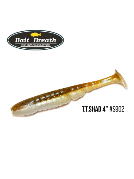 Приманка Bait Breath T.T.Shad 4" (6 шт) (902 BYS AYU)