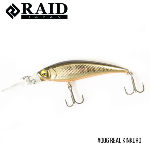 ".Воблер Raid Level Shad Sprinter 68MR (68mm, 5.6g) (006 Real Kinkuro)