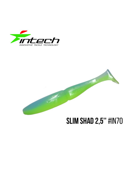Приманка Intech Slim Shad 2,5"(12 шт) (IN70)