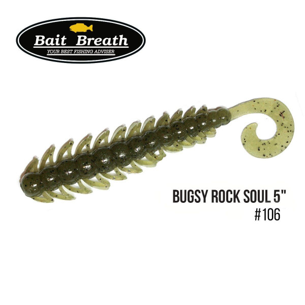 ".Приманка Bait Breath BUGSY 5" Rock Soul (8 шт.) (106 Watermelon/Seed)