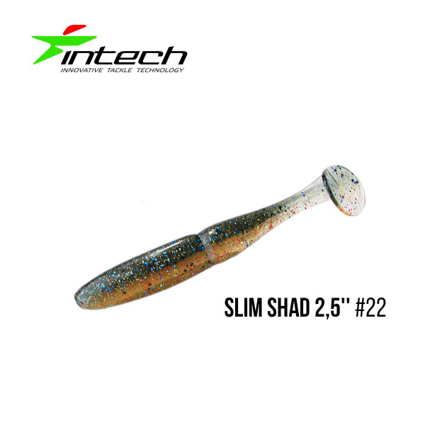 Приманка Intech Slim Shad 2,5"(12 шт) (#22)