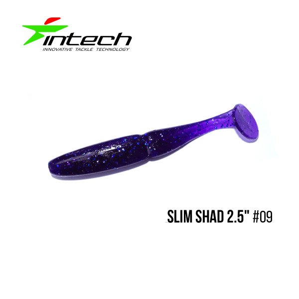 Приманка Intech Slim Shad 2,5"(12 шт) (#09)