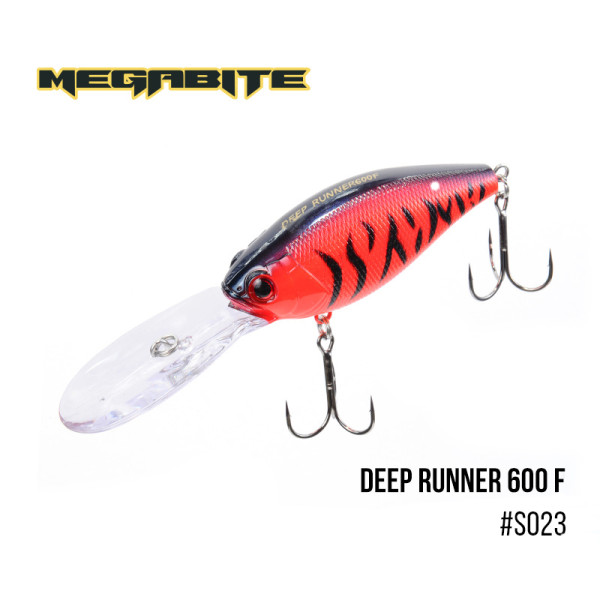 Воблер Megabite Deep Runner 600 F (80 мм, 26.7 гр, 6 m) (S023)