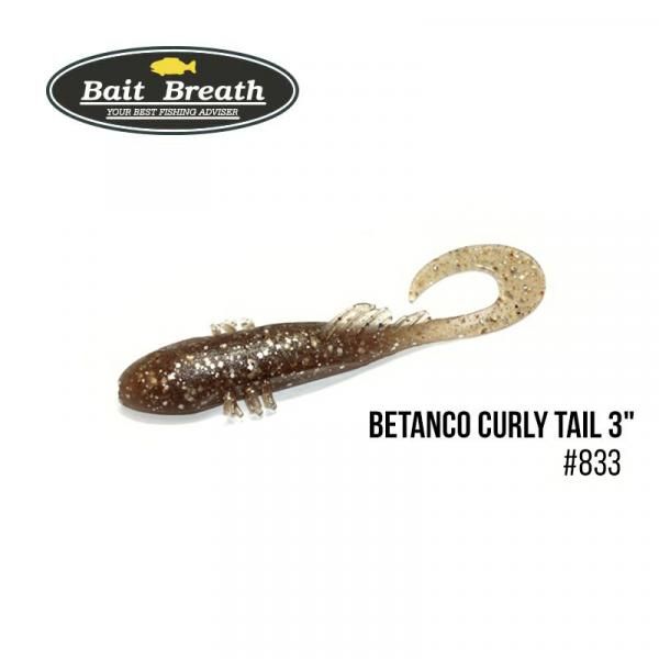 ".Приманка Bait Breath BeTanCo Curly Tail 3" (6 шт.) (S853)