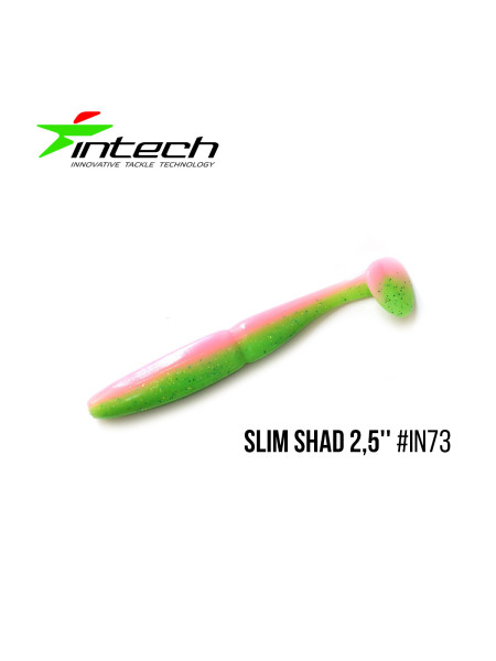 Приманка Intech Slim Shad 2,5"(12 шт) (IN73)