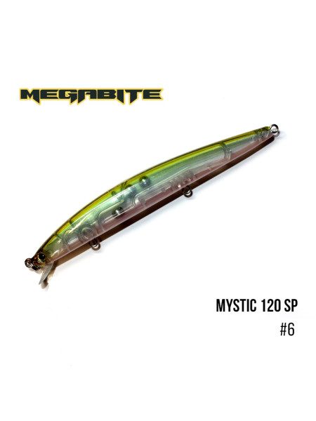 Воблер Megabite Mystic 120 SP (120 мм, 14,8 гр, 0,5 m) (6)