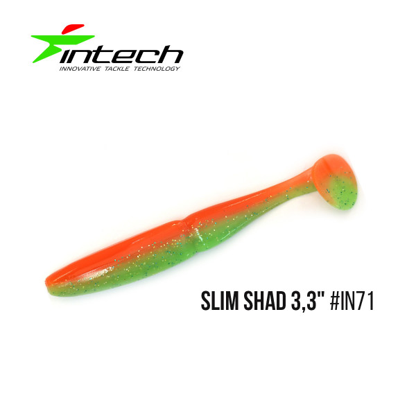 Приманка Intech Slim Shad 3,3"(7 шт) (#15)