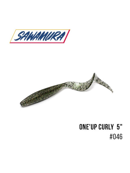".Твистер Sawamura One'Up Curly 5" (5 шт.) (046)