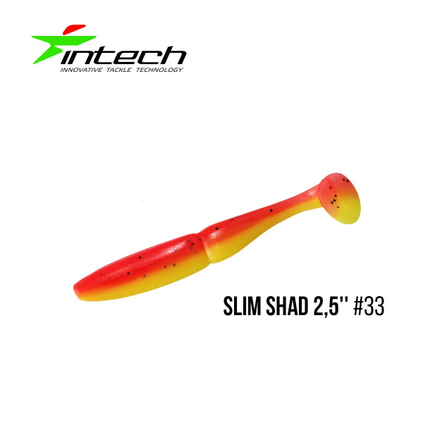 Приманка Intech Slim Shad 2,5"(12 шт) (#33)