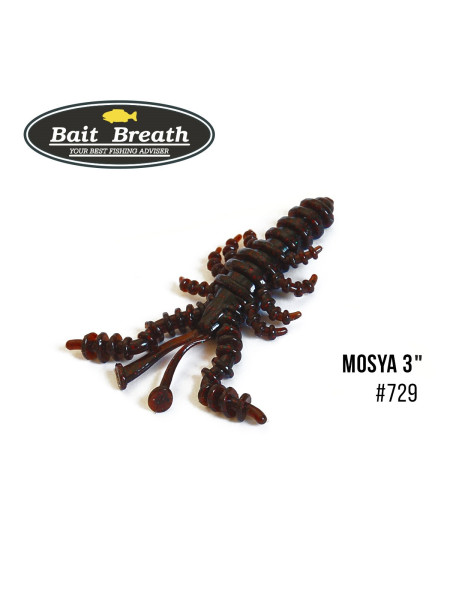 Приманка Bait Breath U30 Mosya 3" (6шт.) (729 ZARI)