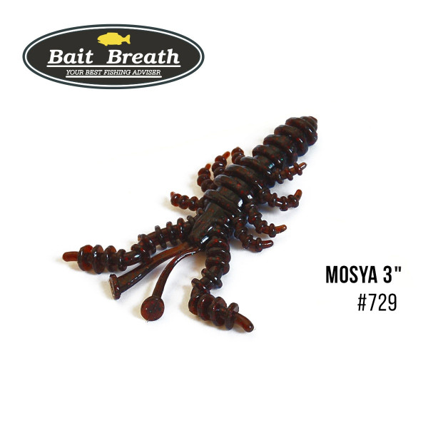 Приманка Bait Breath U30 Mosya 3" (6шт.) (729 ZARI)