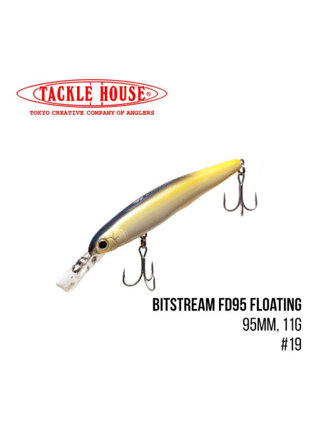 Воблер Tackle House Bitstream FD95 Floating (95mm, 11g,) (19)