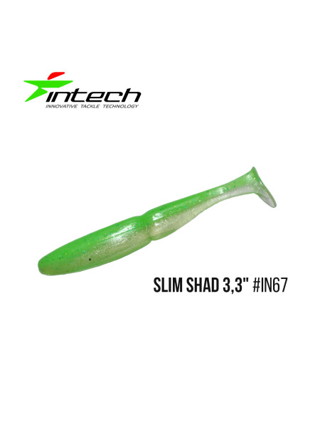 Приманка Intech Slim Shad 3,3"(7 шт) (IN67)