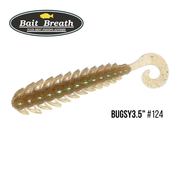 Приманка Bait Breath BUGSY 3,5" (8шт.) (124 Cinnamon/Green)