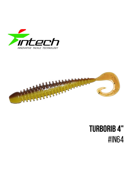Приманка Intech Turborib 4"(5 шт) (IN64)