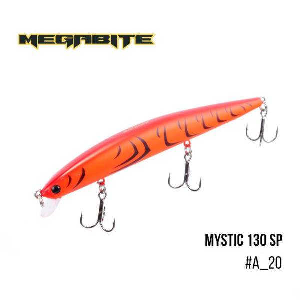 ".Воблер Megabite Mystic 120 SP (120 мм, 14,8 гр, 0,5 m) (A_20)