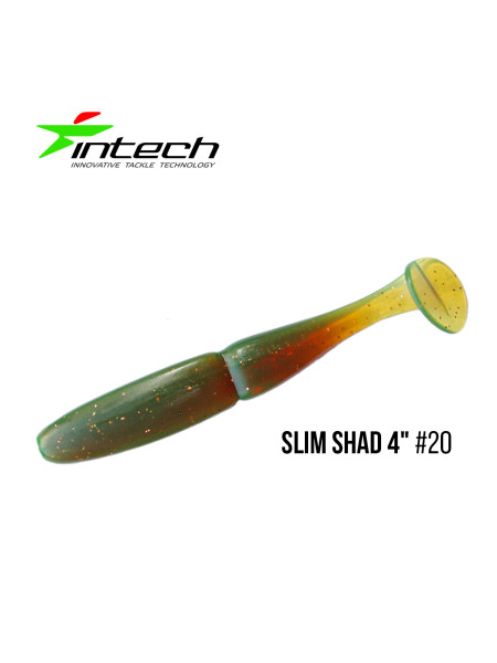 Приманка Intech Slim Shad 4 "(5 шт) (#20)