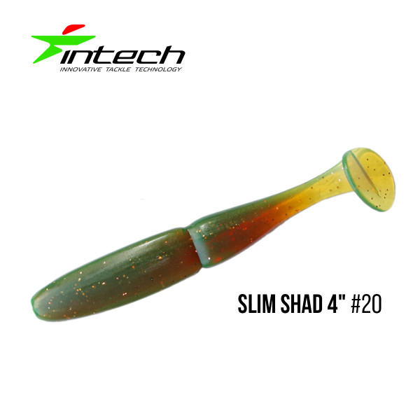 Приманка Intech Slim Shad 4 "(5 шт) (#20)