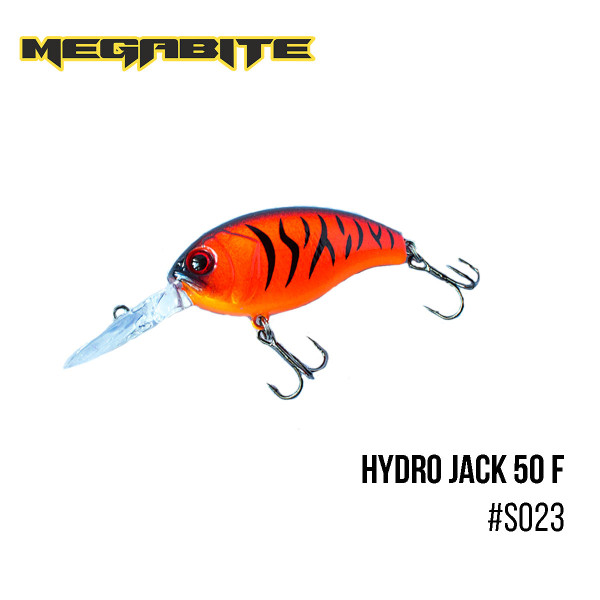 Воблер Megabite Hydro Jack 50 F (50 мм, 9,01гр, 3m) (S023)