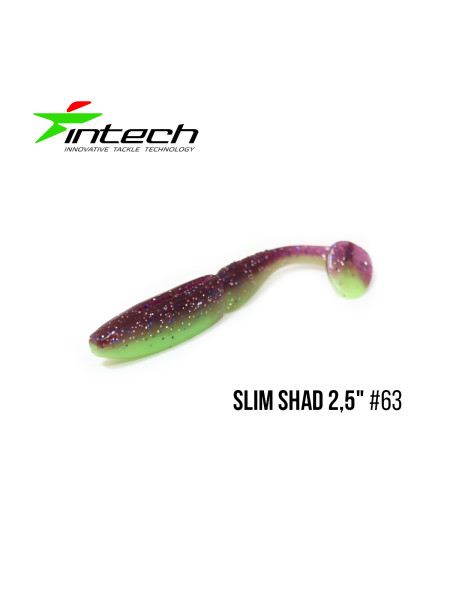 Приманка Intech Slim Shad 2,5"(12 шт) (IN63)