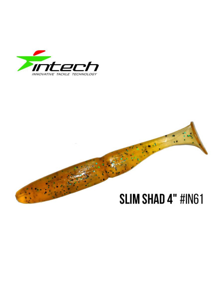 ".Приманка Intech Slim Shad 4 "(5 шт) (IN61)