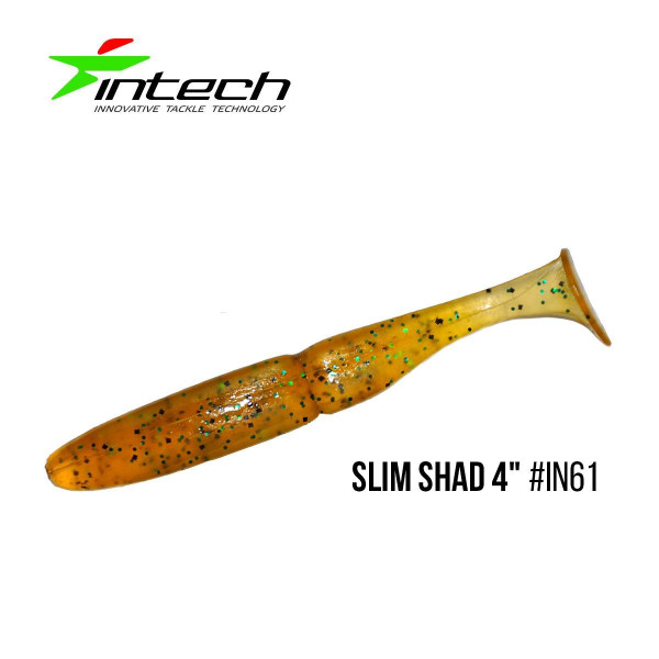 ".Приманка Intech Slim Shad 4 "(5 шт) (IN61)