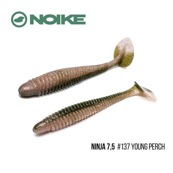 Приманка Noike NINJA 7,5" (2шт) (#137 Young perch )