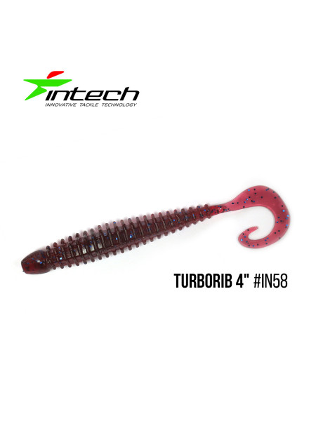 Приманка Intech Turborib 4"(5 шт) (IN58)