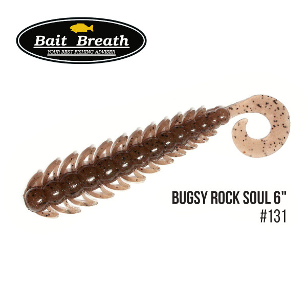 Приманка Bait Breath BUGSY 6" Rock Soul (6шт.) (131 Brown/Seed)