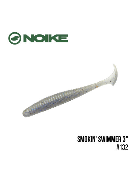 Приманка Noike Smokin' Swimmer 3" (9шт) (#132 Sexy blue shad )