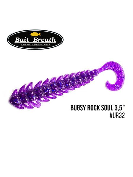 Приманка Bait Breath BUGSY 3,5" Rock Soul (10 шт.) (Milk)