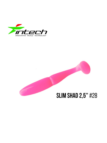 Приманка Intech Slim Shad 2,5"(12 шт) (#28)