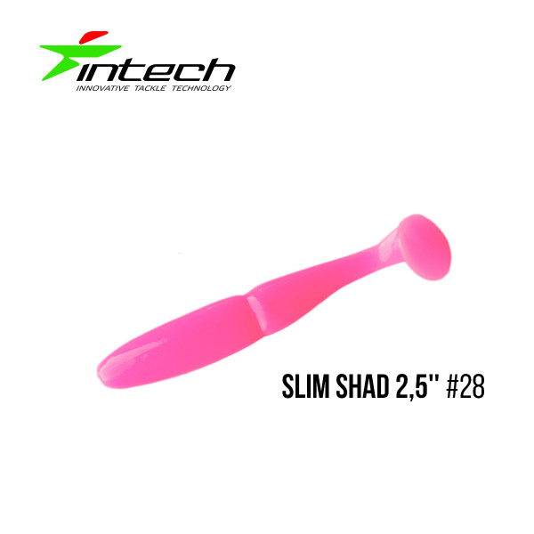 Приманка Intech Slim Shad 2,5"(12 шт) (#28)