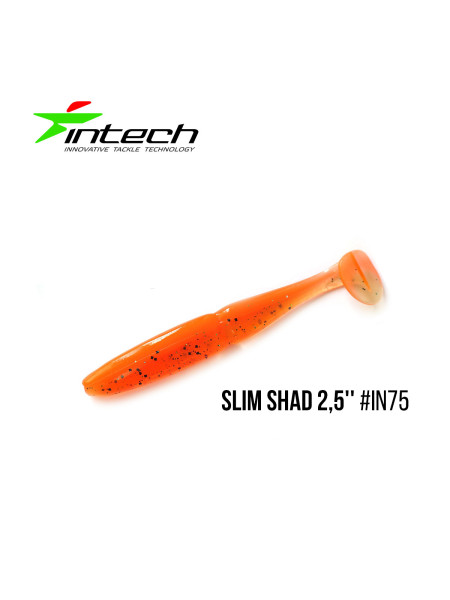 Приманка Intech Slim Shad 2,5"(12 шт) (IN75)