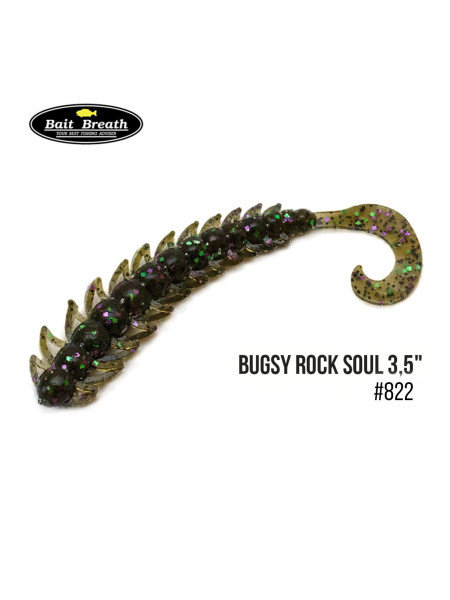 Приманка Bait Breath BUGSY 3,5" Rock Soul (10 шт.) (#0)