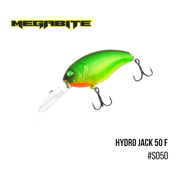 Воблер Megabite Hydro Jack 50 F (50 мм, 9,01гр, 3m) (S050)