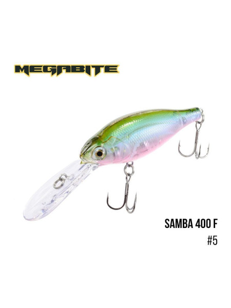 ".Воблер Megabite Samba 400 F (70 мм, 17,5гр, 4 m) (5)